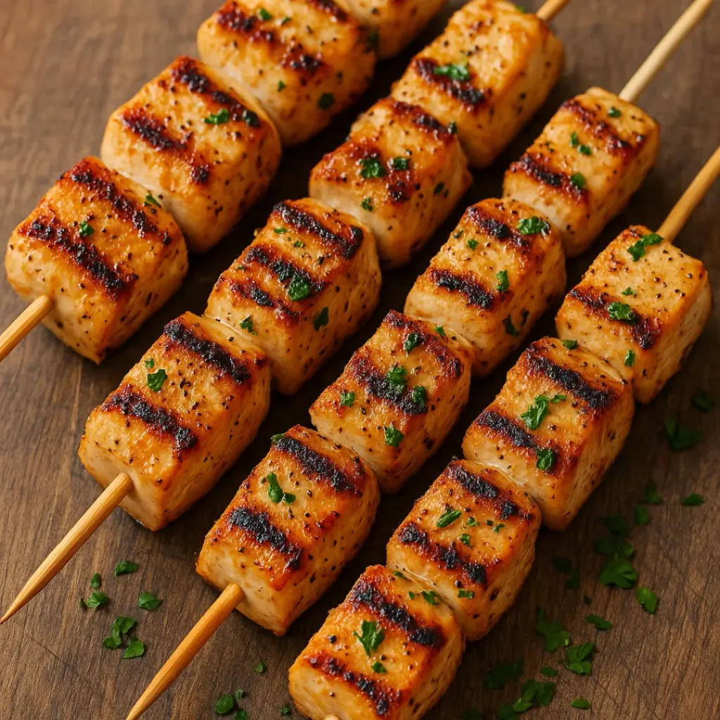 brochettes de poulet