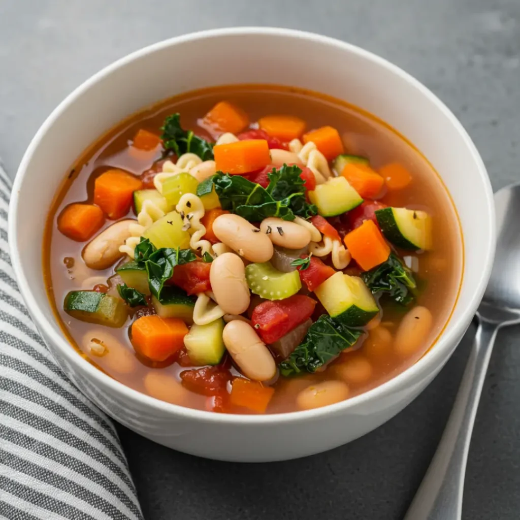 minestrone soupe recette