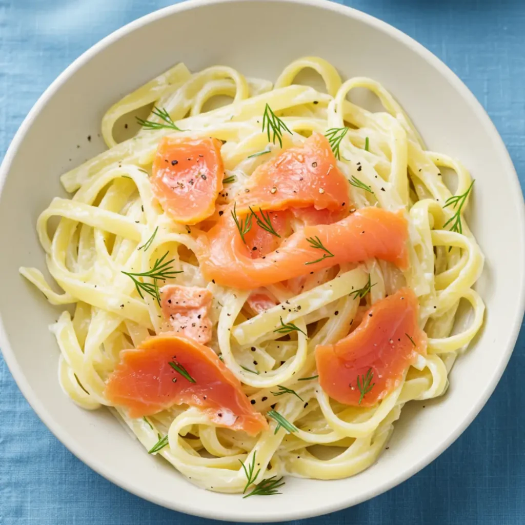 pates au saumon fumé recette