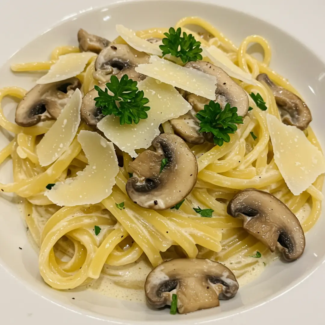 pates aux champignons