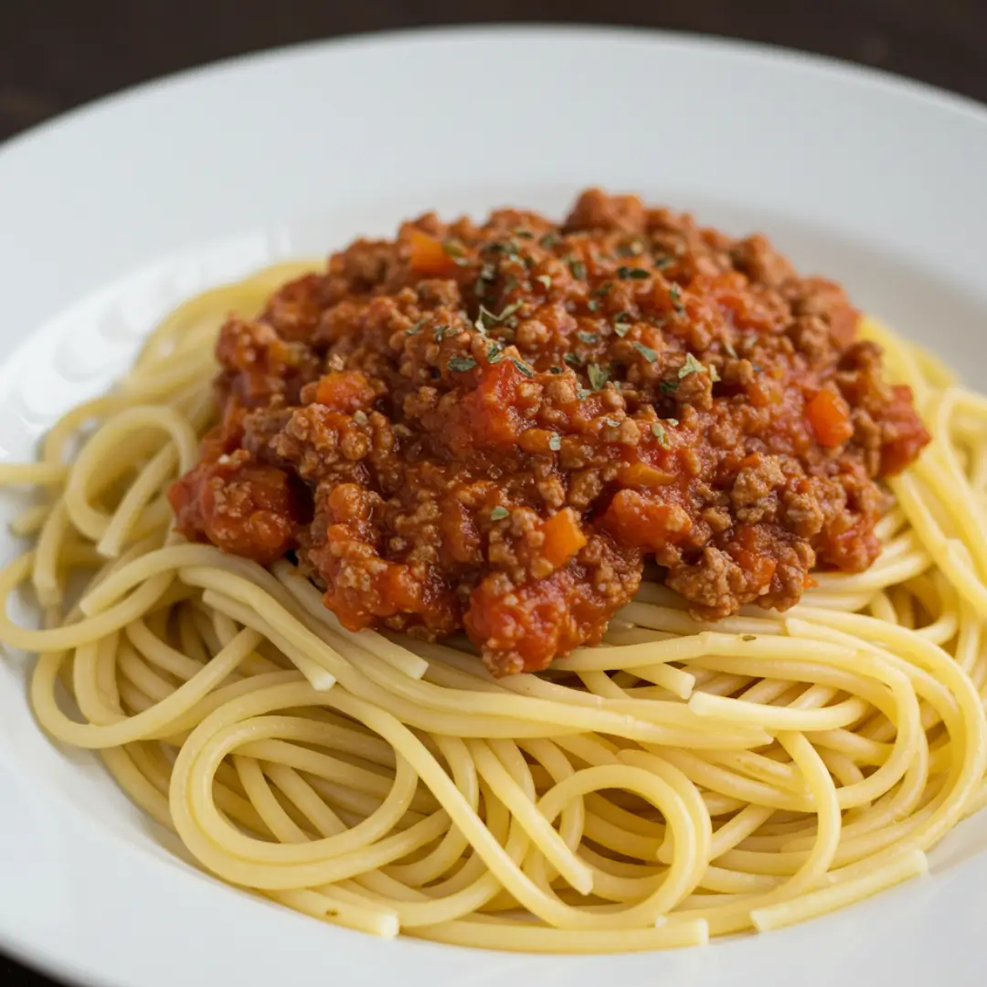 pates bolognaise maison