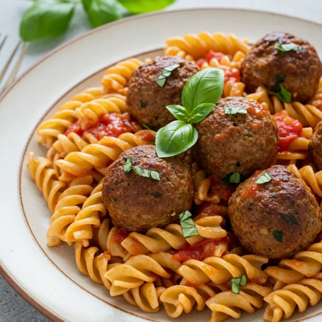 pates boulettes de viande