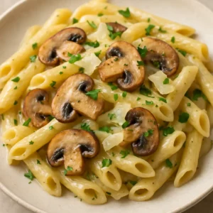 pâtes champignons