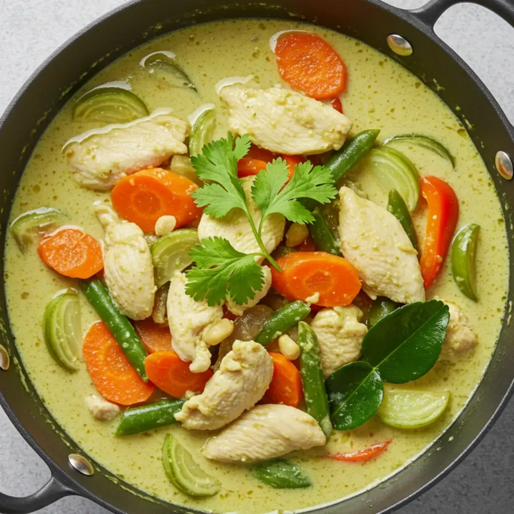 poulet au curry thai