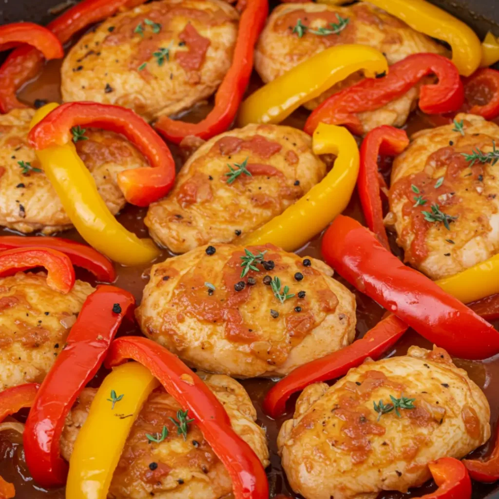 poulet basquaise cookeo