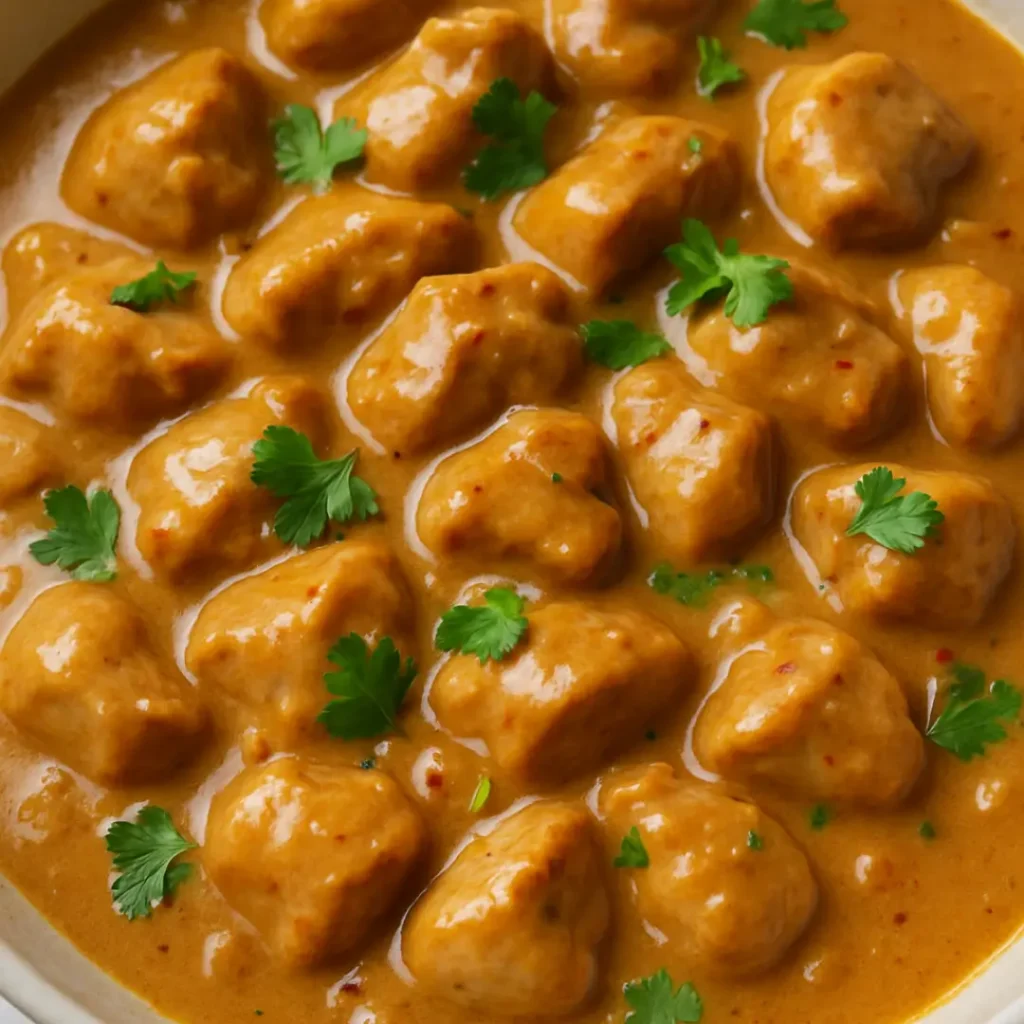 poulet beurre de cacahuete