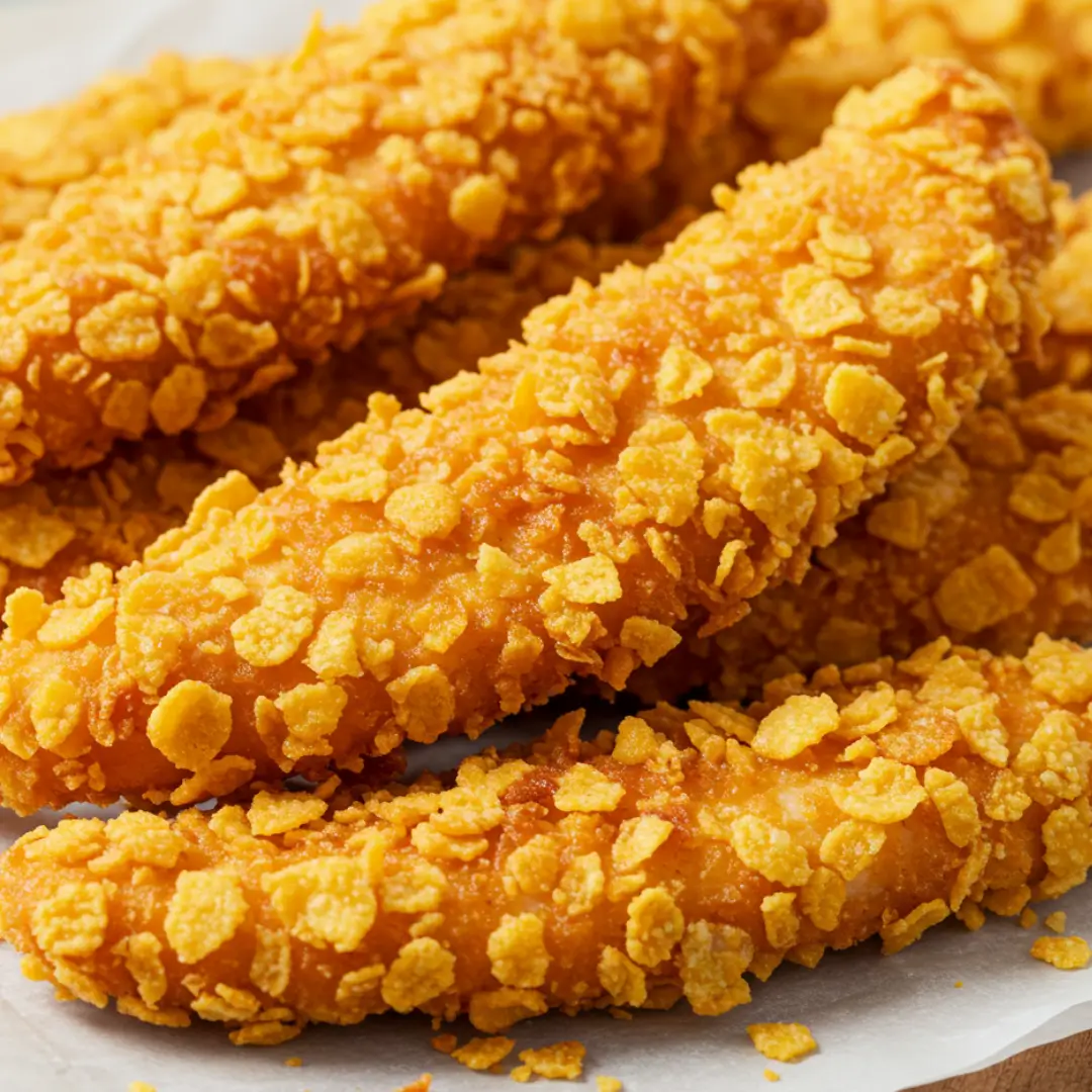 poulet pané corn flakes