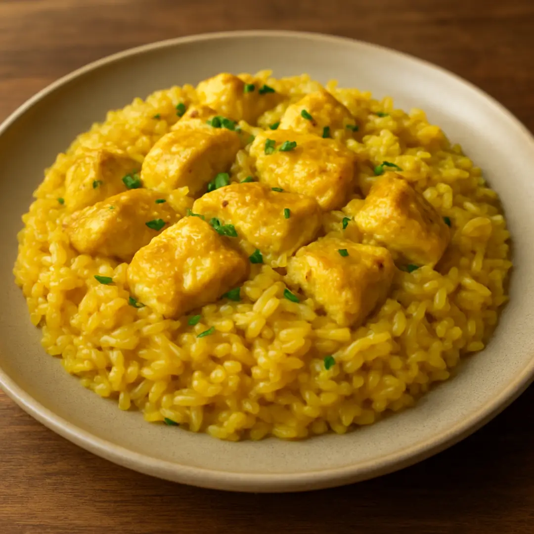 riz poulet curry