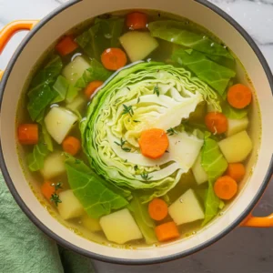 soupe au chou vert