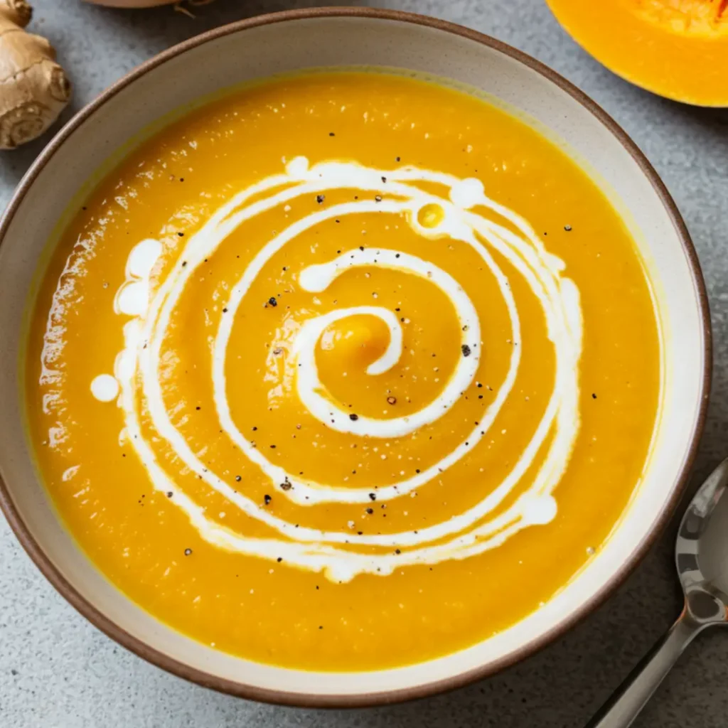 soupe butternut lait de coco