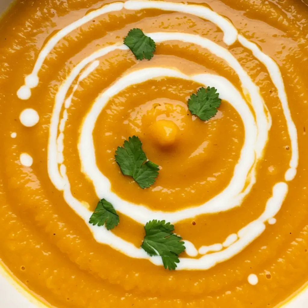 soupe carotte lait de coco