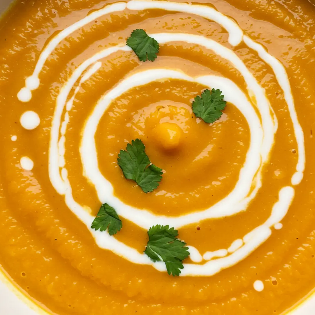 soupe carotte lait de coco