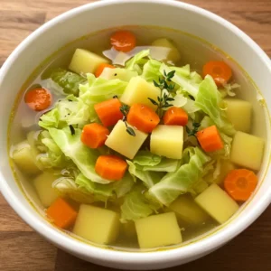 soupe chou vert
