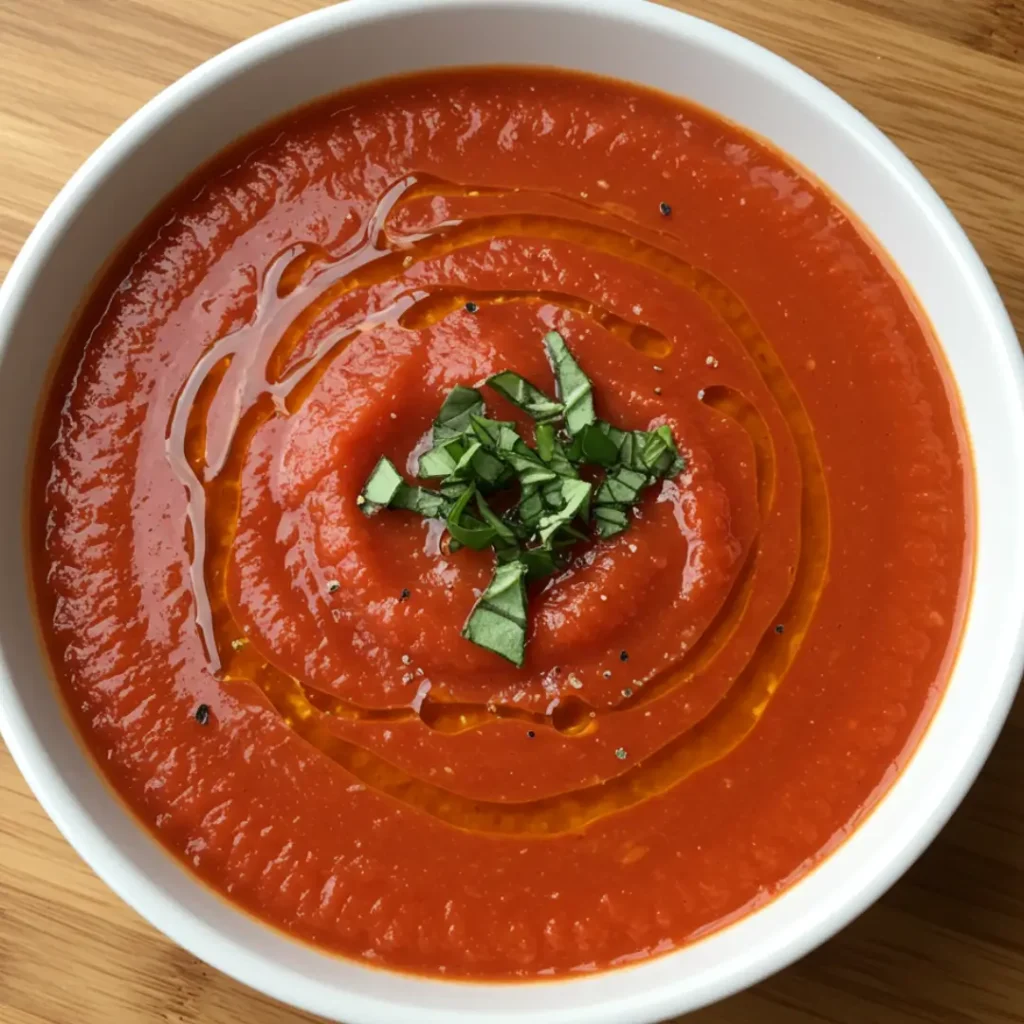 soupe de tomates maison