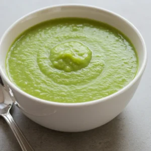 soupe petit pois recette