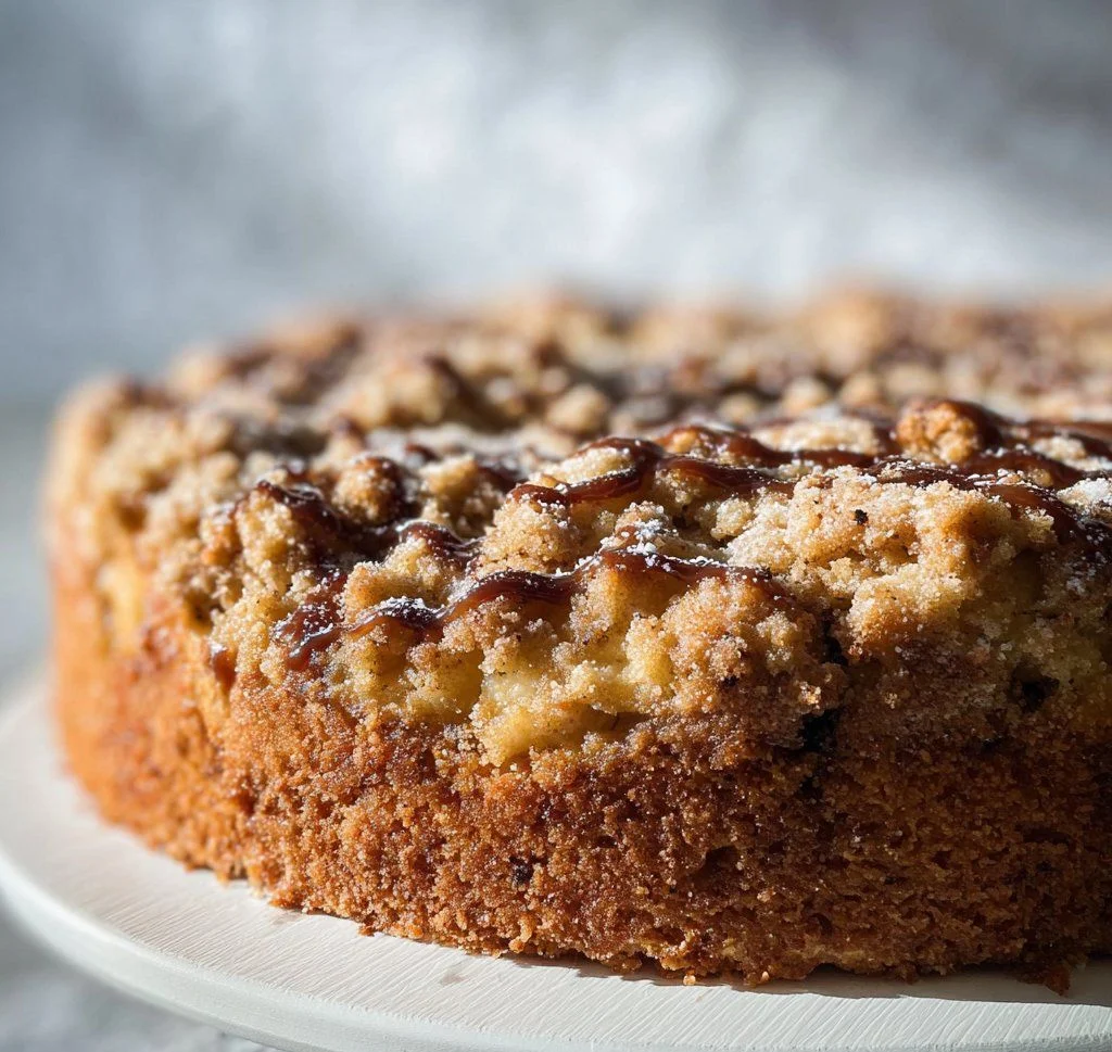 Gâteau crumble aux pommes