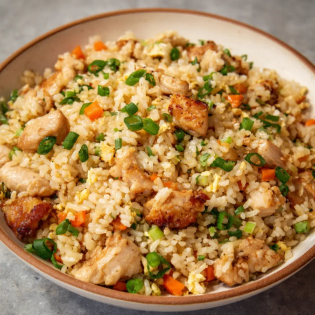 riz sauté au poulet